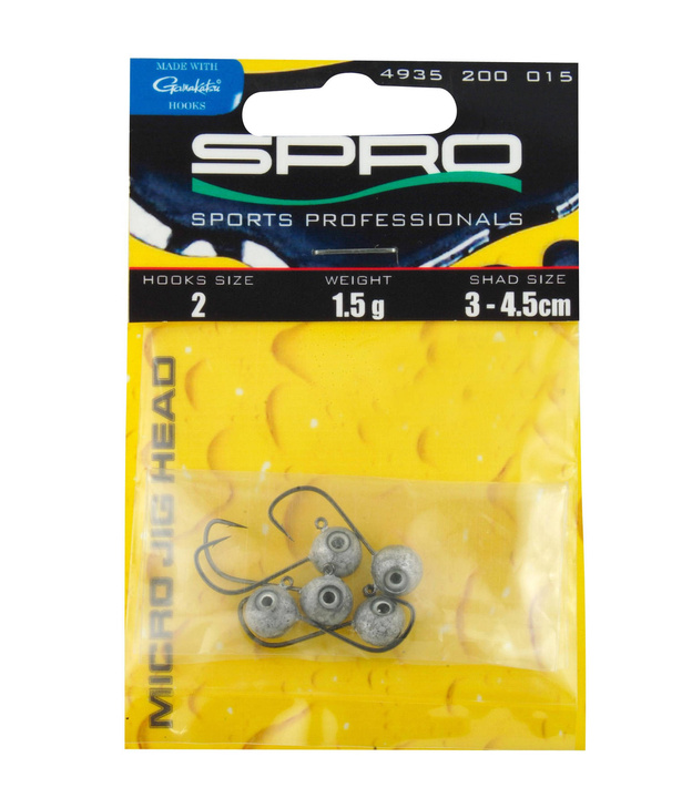 GŁÓWKI JIGOWE SPRO MICRO JIGHEAD 2,0g/2