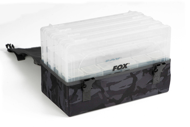 TORBA Z PUDEŁKAMI FOX CAMO VOYAGER STACK PACK LARGE