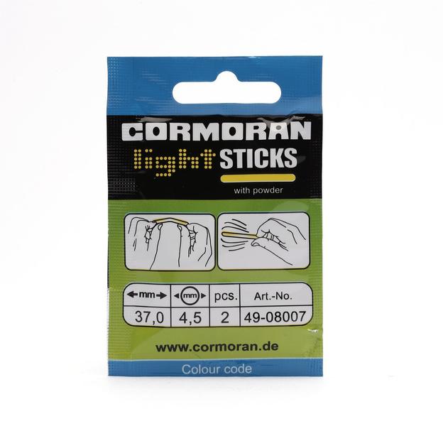 ŚWIETLIKI CORMORAN LIGHTSTICK NIEBIESKI 37x4,5mm
