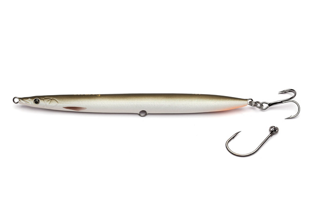 63829 - SAVAGE GEAR 3D SANDEEL PENCIL 125mm/19g - MATT WHITE TOBIS