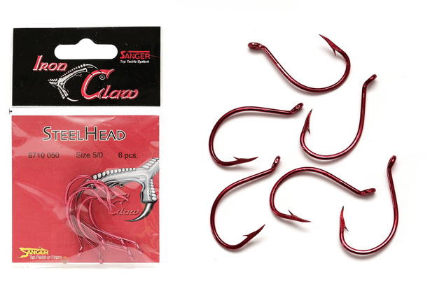 HAKI IRON CLAW STEELHEAD 5/0-6szt