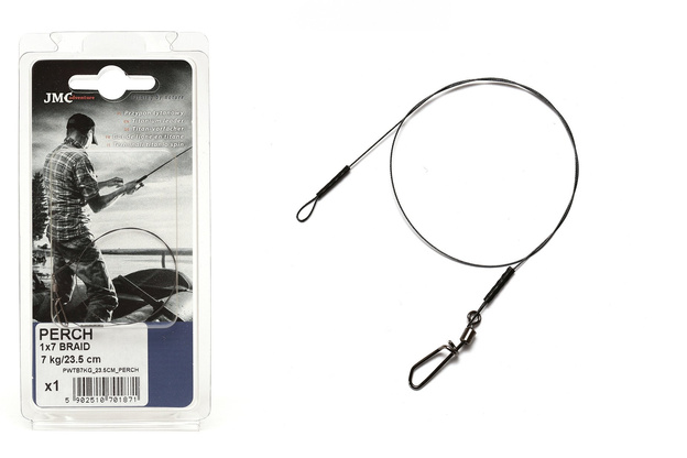 PRZYPON Z PLECIONKI TYTANOWEJ JMC ADVENTURE 7kg/23,5cm