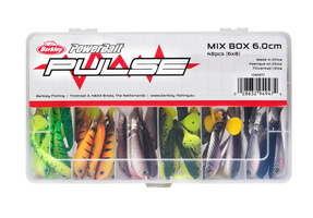 ZESTAW GUM BERKLEY PULSE SHAD MIX COLORS 6cm/48szt