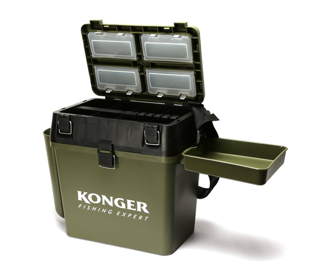 850900003 - KONGER KUFER WĘDKARSKI + TACA BOCZNA I POJEMNIK