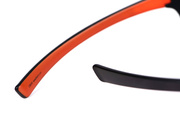 OKULARY POLARYZACYJNE FOX WRAPS WRAPS BLACK/ORANGE - GREY LENS