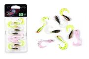 ZESTAW GUM FOX RAGE MICRO GRUB TAIL UV MIXED 8szt
