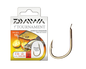 HACZYKI Z PRZYPONEM DAIWA TOURNAMENT KUKURYDZA NR.4/10szt