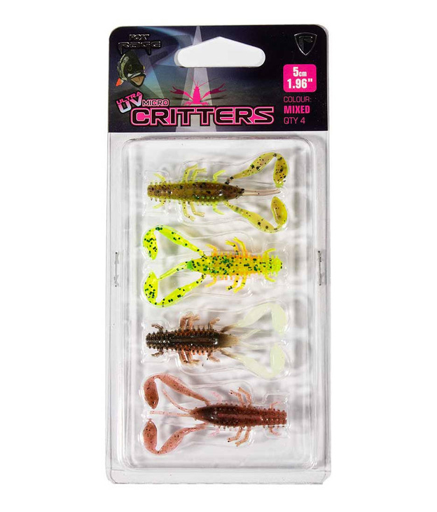 ZESTAW GUM FOX RAGE UV MICRO CRITTER MIXED PACK