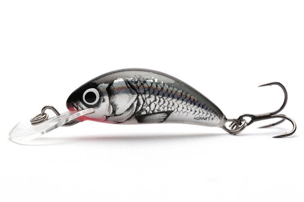 WOBLER SALMO HORNET SINKING 3,5cm- HOLOGRAPHIC GREY SHINER