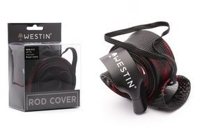 A75-532-140 - WESTIN POKROWIEC NA WĘDKĘ SPIN 4cm/190cm - BLACK RED