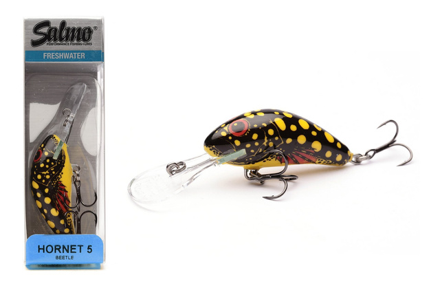 WOBLER SALMO HORNET SINKING 4cm- BEETLE