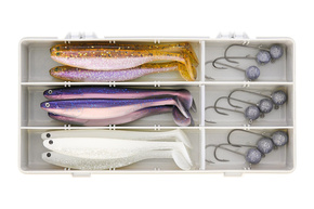 ZESTAW PRZYNĘT W PUDEŁKU WESTIN SEABASS BOX JIGGING 25szt