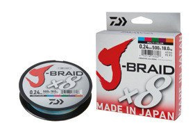 PLECIONKA DAIWA J-BRAID X8 MULTICOLOR 150m