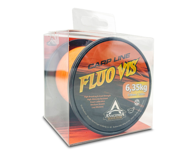 ŻYŁKA ANACONDA FLUO VIS ORANGE 0,28mm/1200m