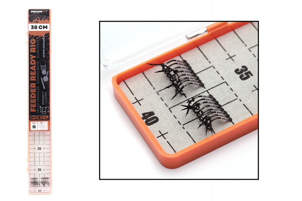 PRZYPONY Z IGŁĄ GENLOG FEEDER READY RIG 10/0,22mm/38cm