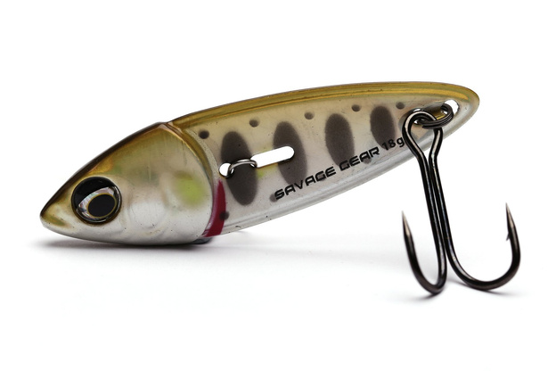 WAHADŁÓWKA SAVAGE GEAR SWITCH BLADE MINNOW- GREEN SILVER AYU