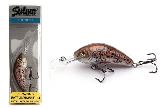 WOBLER SALMO RATTLIN HORNET F 5,5cm- HOLOGRAPHIC BROWN TROUT