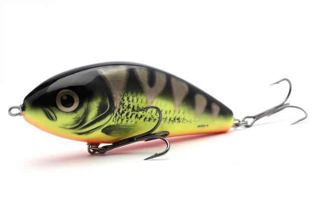 WOBLER SALMO FATSO SINKING 14cm - MAT TIGER