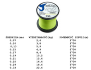 PLECIONKA DAIWA J-BRAID X4 YELLOW 2700m