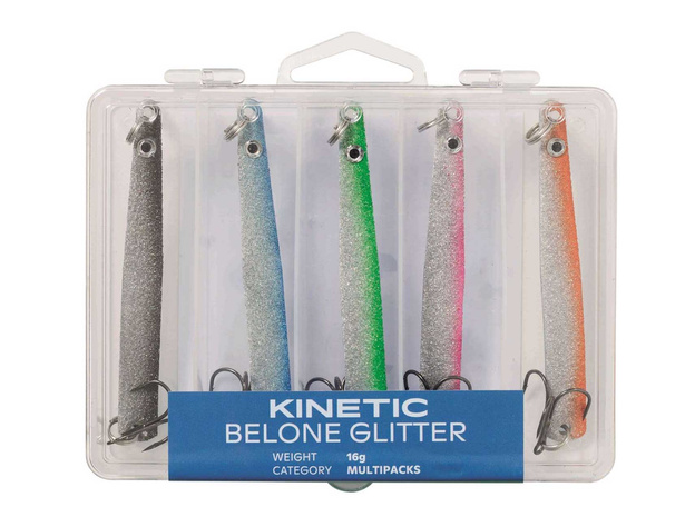 ZESTAW WAHADŁÓWEK NA BELONY KINETIC GLITTER 24g/5szt