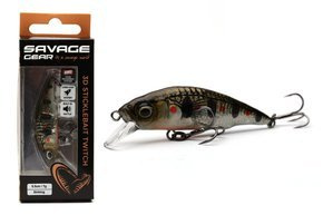 723 - SAVAGE GEAR WOBLER 3D STICKLEBAIT TWITCH - BROWN TROUT SMOLT