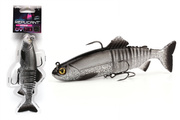 GUMA FOX RAGE JOINTED REPLICANT - UV SILVER BAIT FISH