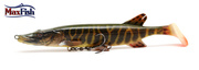 GUMA SAVAGE GEAR 4D PIKE SHAD - STRIPED PIKE 20cm