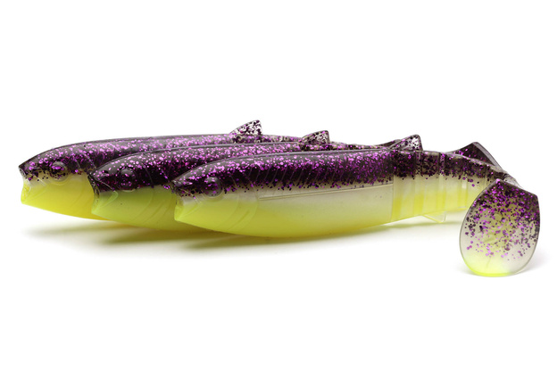 GUMA SAVAGE GEAR CANNIBAL SHAD - PURPLE GLITTER BOMB