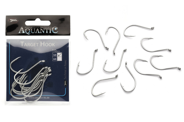 HAKI MORSKIE AQUANTIC TARGET 5/0-10szt