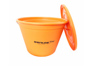 WIADRO Z POKRYWKĄ I MISKĄ GENLOG ORANGE