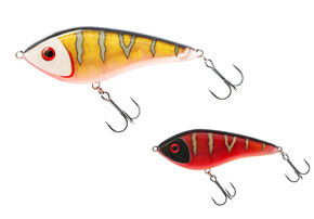 JERK WESTIN THERMOCHROMIC SWIM GLIDEBAIT S 10cm/34g - TC GOLD/RED