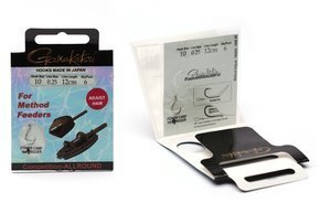 180053-800-25 - GAMAKATSU HAK Z PRZYPONEM METHOD FEEDER HAIR 8-0,25mm