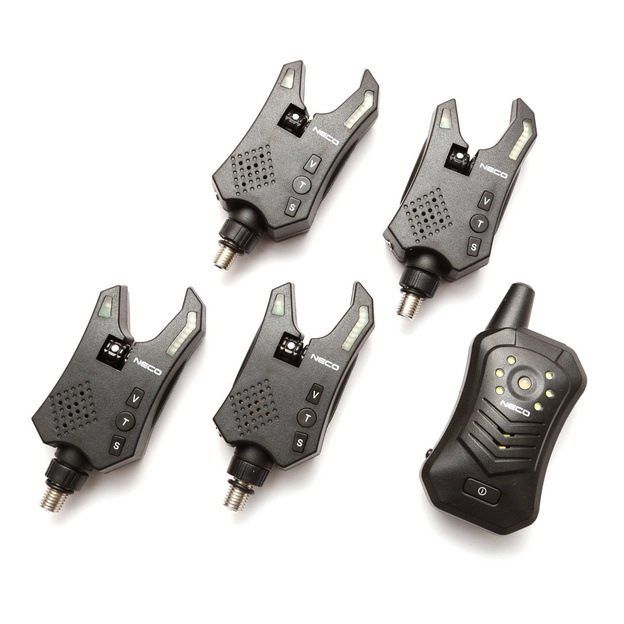 ZESTAW SYGNALIZATORÓW Z CENTRALKĄ NECO D104 4+1