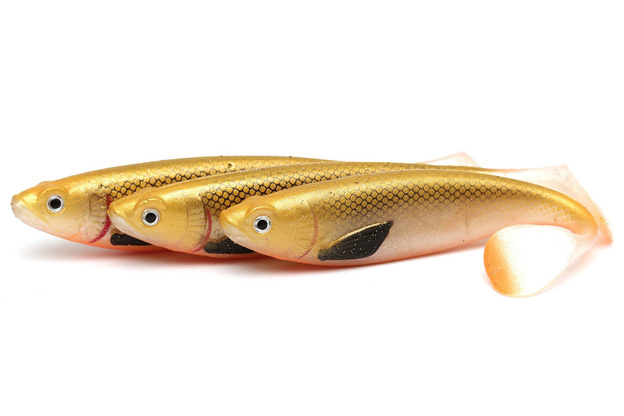 GUMA DAM EFFZETT STRIKE SHAD - GOLDEN SHINER