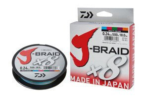 PLECIONKA DAIWA J-BRAID MULTICOLOR X8 300m