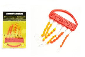 ZESTAW STOPERÓW SILIKONOWYCH CORMORAN Y/R - 30szt