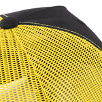 CZAPKA Z DASZKIEM BLACK CAT BLACK AND YELLOW TRUCKER