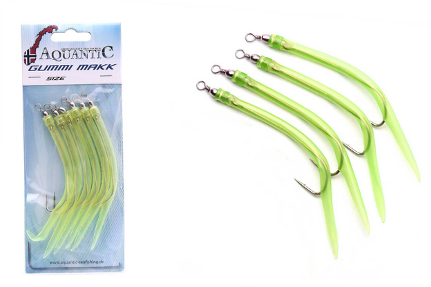 AQUANTIC GUMOWY MAKK 10/0 - YELLOW