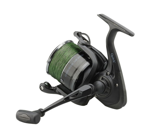 KOŁOWROTEK DAM QUICK DARKSIDE 4B SPOD 7000S+PLECIONKA