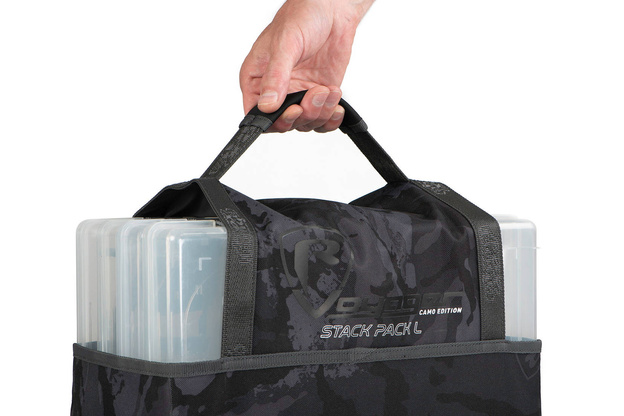TORBA Z PUDEŁKAMI FOX CAMO VOYAGER STACK PACK LARGE