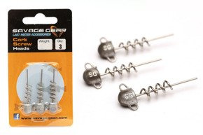 50358 - SAVAGE GEAR GŁÓWKI JIGOWA ZE SPIRALĄ 15g/3szt