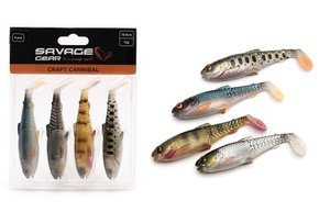 GUMA SAVAGE GEAR CRAFT CANNIBAL CLEAR WATER MIX 10,5cm
