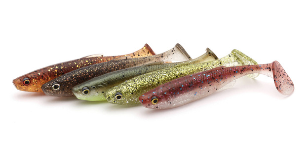 ZESTAW GUM SAVAGE GEAR FAT MINNOW T-TAIL CLEAR WATER MIX UV 9cm