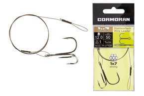 PRZYPON STALOWY Z KOTWICĄ CORMORAN 1/0-12kg