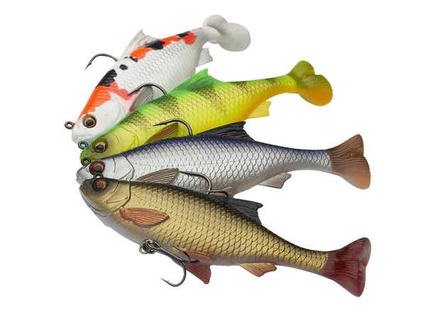 63721/1 - SAVAGE GEAR GUMA 3D PULSE TAIL ROACH 10cm/1szt - FIRETIGER