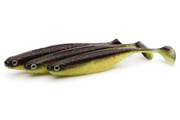 GUMA WESTIN SHAD TEEZ HOLLOW - BLACK/CHARTREUSE 1szt