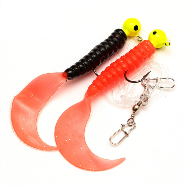 PRZYWIESZKA DORSZOWA YORK - TWISTER BLACK/RED