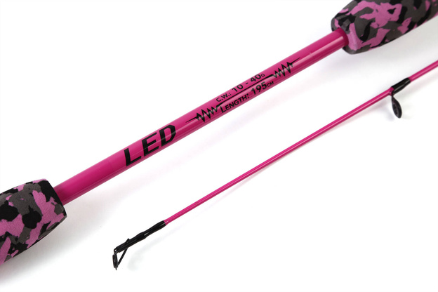 RÓŻOWA WĘDKA SANGER FLASH LIGHT STICK 40 195/15-40g