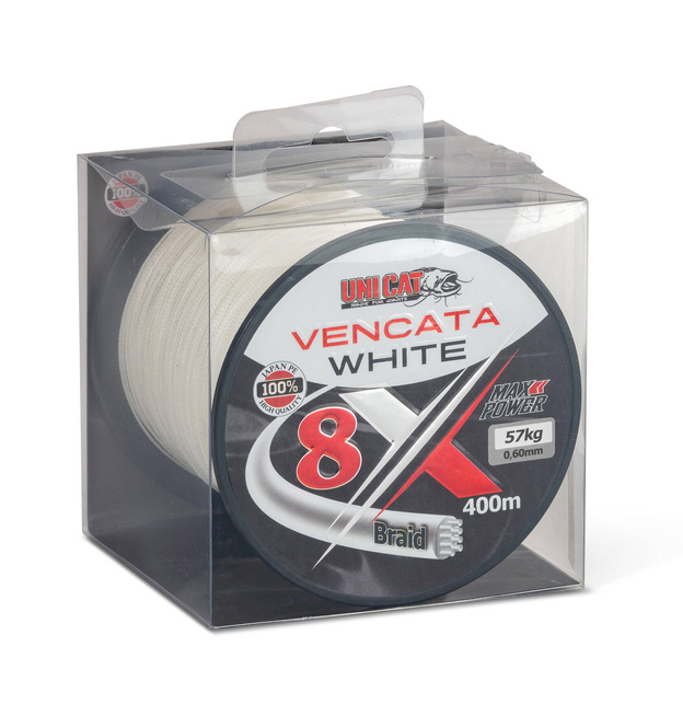 PLECIONKA UNI CAT VENCATA WHITE 0,60mm/400m