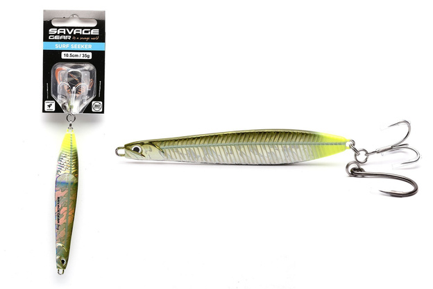 PRZYNĘTA SAVAGE GEAR SURF SEEKER - GREEN SILVER